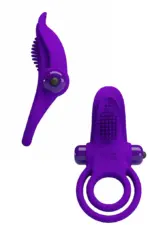 Δαχτυλίδι Πέους Με Δόνηση μωβ Vibrant Penis Ring