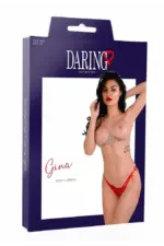 Στρινγκ Gina Spicy V κοκκινο μποχ