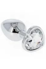 Πρωκτική Σφήνα Anal Heart Diamond Plugs Διάφανη