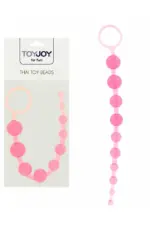 Πρωκτικές Μπίλιες ToyJoy Thai Toy Beads ροζ
