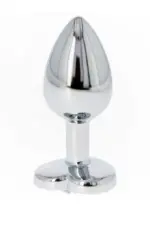 Πρωκτική Σφήνα Anal Heart Diamond Plugs Διάφανη 1