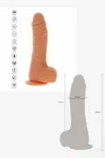 Ρεαλιστικός Δονητής Up-Down Dildo