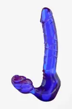ToyJoy Bend Over Boyfriend Strapless Strap On Blue 24cm